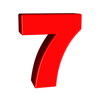 numbers & 7 free transparent png image.