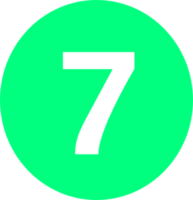 numbers & 7 free transparent png image.