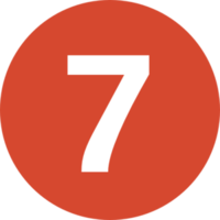 numbers & 7 free transparent png image.