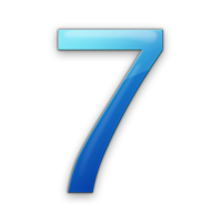 numbers & 7 free transparent png image.