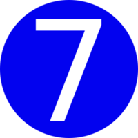 numbers & 7 free transparent png image.