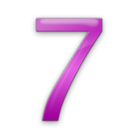 numbers & 7 free transparent png image.