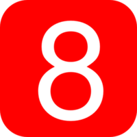 numbers & 8 free transparent png image.