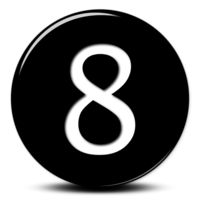 numbers & 8 free transparent png image.