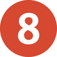 numbers & 8 free transparent png image.