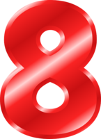 numbers & 8 free transparent png image.