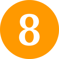 numbers & 8 free transparent png image.