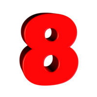 numbers & 8 free transparent png image.