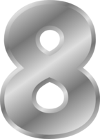 numbers & 8 free transparent png image.