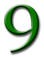 numbers & 9 free transparent png image.