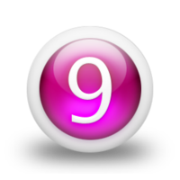 numbers & 9 free transparent png image.