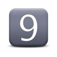 numbers & 9 free transparent png image.