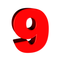 numbers & 9 free transparent png image.