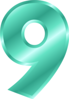 numbers & 9 free transparent png image.