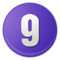 numbers & 9 free transparent png image.