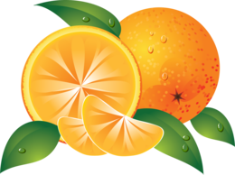 fruits & orange free transparent png image.