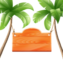 nature & Palm tree free transparent png image.