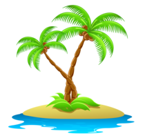 nature & Palm tree free transparent png image.