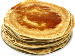 food & Pancake free transparent png image.