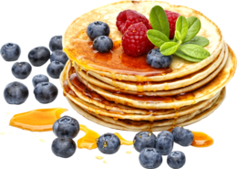 food & Pancake free transparent png image.