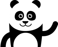 animals & panda free transparent png image.