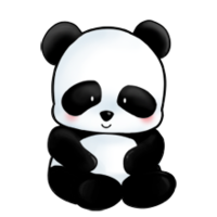 animals & panda free transparent png image.