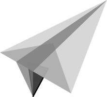 objects & Paper plane free transparent png image.