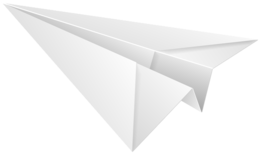 objects & Paper plane free transparent png image.