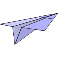 objects & Paper plane free transparent png image.