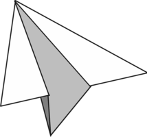 objects & paper plane free transparent png image.