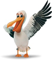 animals & pelican free transparent png image.