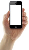 electronics & phone in hand free transparent png image.