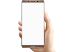 electronics & Phone in hand free transparent png image.