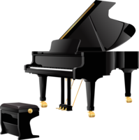 furniture & piano free transparent png image.