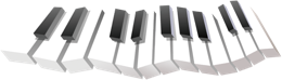 furniture & Piano keys free transparent png image.