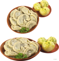 food & Pierogi vareniki free transparent png image.