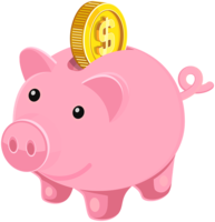 objects & piggy bank free transparent png image.