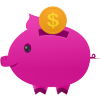 objects & piggy bank free transparent png image.