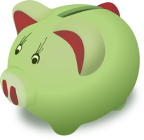 objects & Piggy bank free transparent png image.