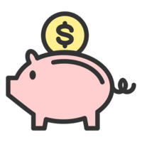 objects & Piggy bank free transparent png image.