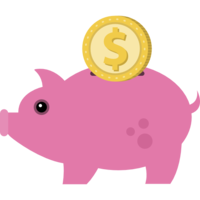 objects & piggy bank free transparent png image.