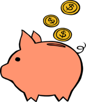 objects & piggy bank free transparent png image.