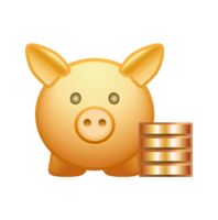 objects & Piggy bank free transparent png image.