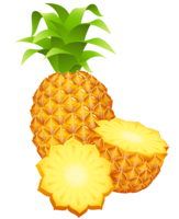 fruits & Pineapple free transparent png image.