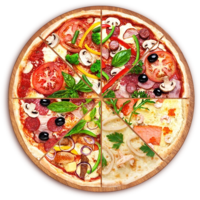 food & Pizza free transparent png image.