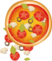 food & pizza free transparent png image.