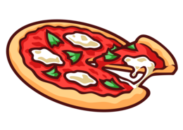 food & Pizza free transparent png image.