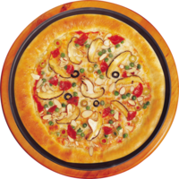 food & pizza free transparent png image.