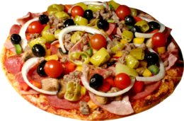 food & Pizza free transparent png image.