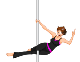 sport & pole dance free transparent png image.